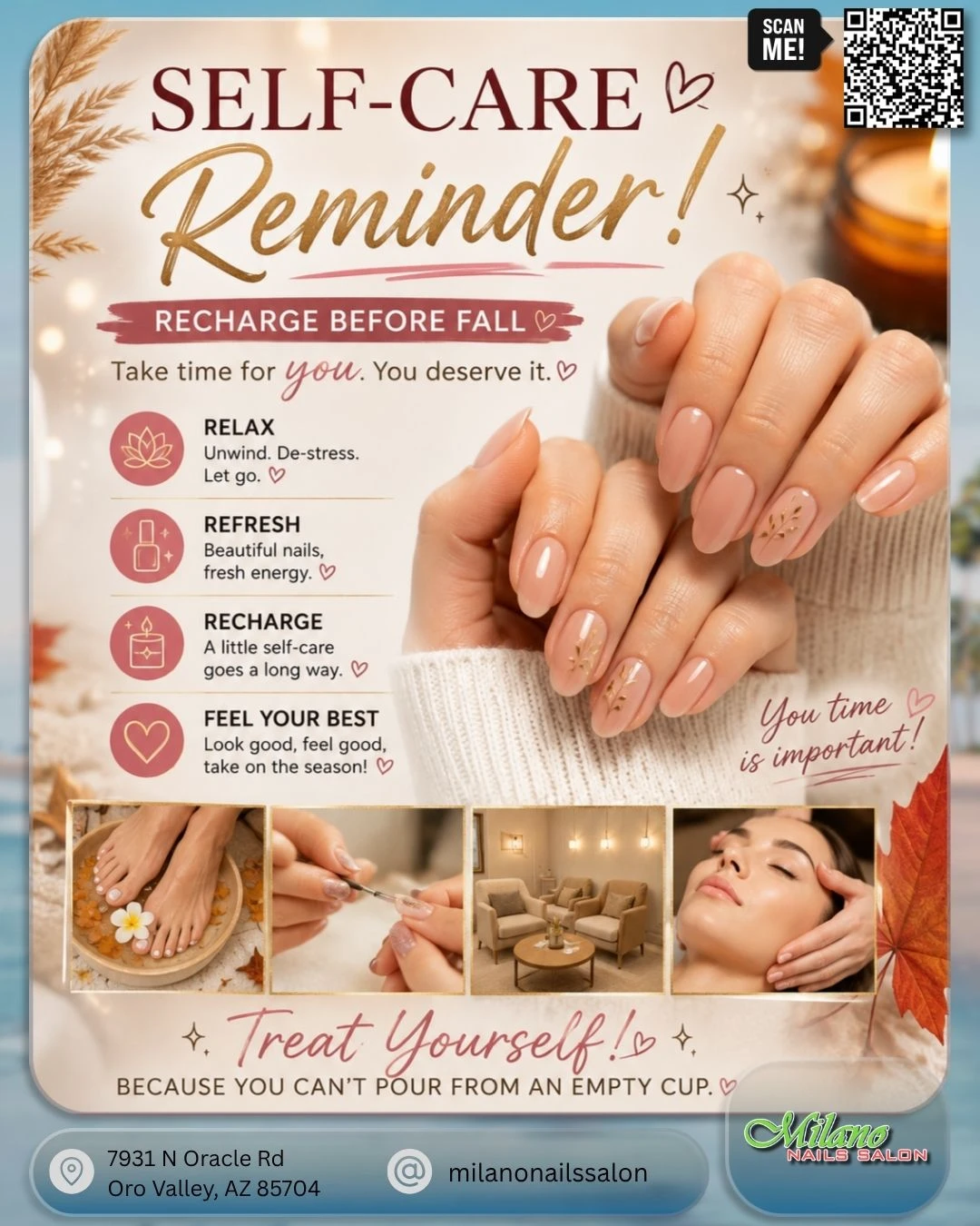 Milano Nails Salon Oro Valley, AZ 85704